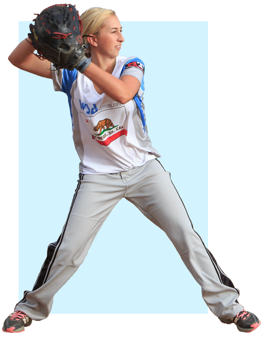 Soccer player in action